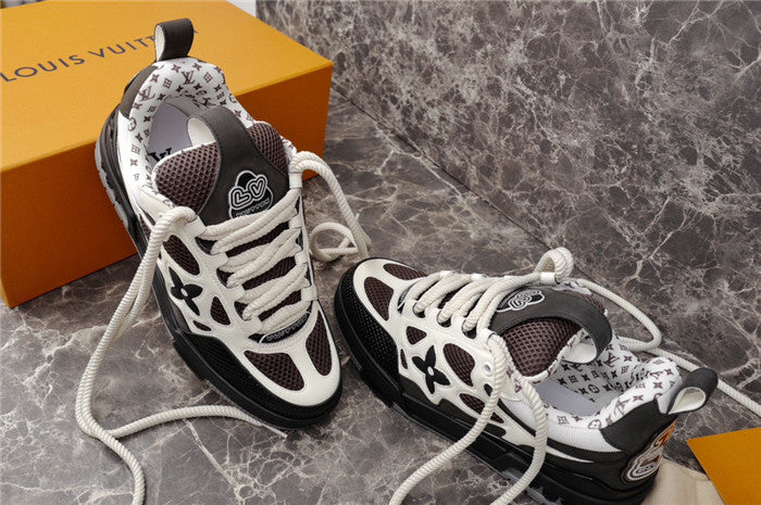LOUIS VUITTON LV SKATE SNEAKER WHITE BLACK