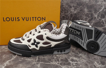 LOUIS VUITTON LV SKATE SNEAKER WHITE BLACK