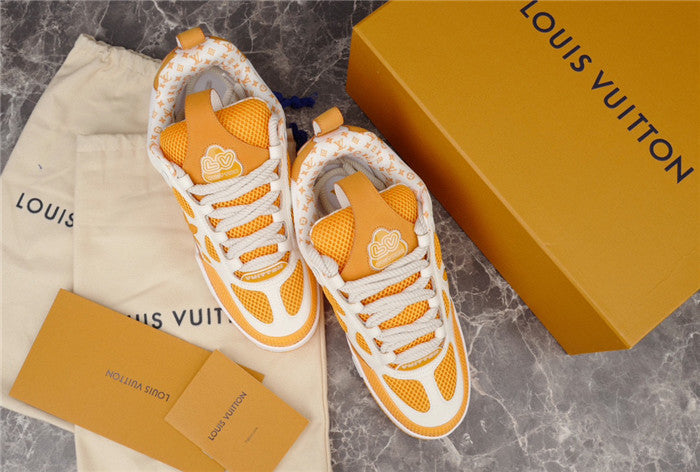 LOUIS VUITTON LV SKATE SNEAKER YELLOW WHITE