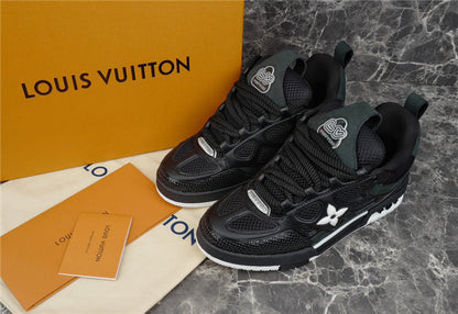 LOUIS VUITTON LV SKATE SNEAKER BLACK WHITE
