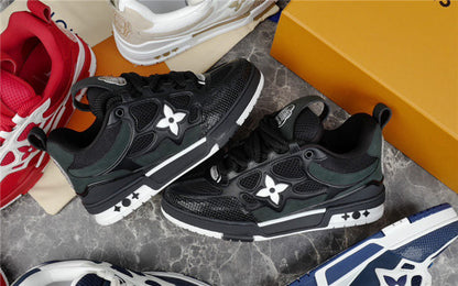 LOUIS VUITTON LV SKATE SNEAKER BLACK WHITE