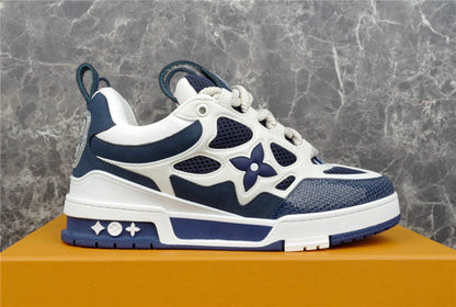 LOUIS VUITTON LV SKATE SNEAKER MARINE WHITE