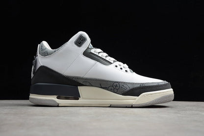 AIR JORDAN 3 WHITE/BLACK/GREY