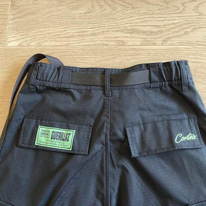 CORTEIZ ALCATRAZ CARGO PANTS BLACK/GREEN