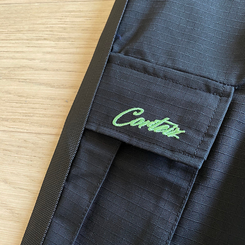 CORTEIZ ALCATRAZ CARGO PANTS BLACK/GREEN