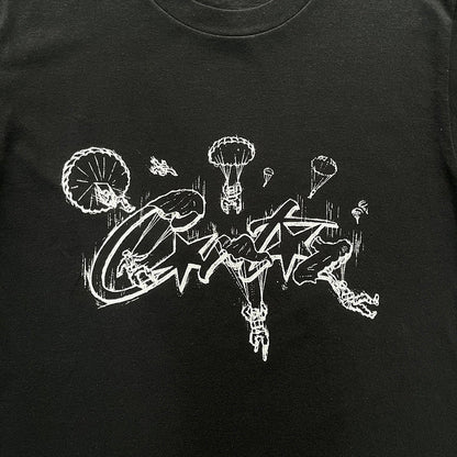 CORTEIZ ALLSTARZ SKYDIVER TEE BLACK