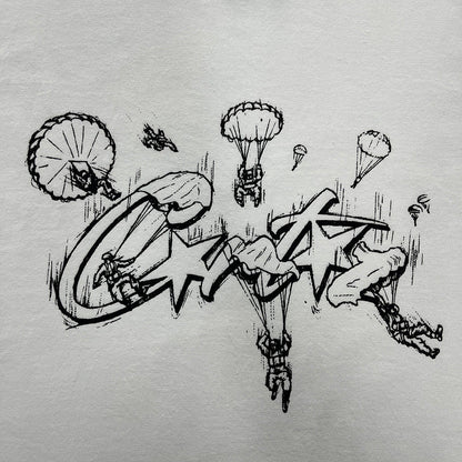 CORTEIZ ALLSTARZ SKYDIVER TEE WHITE