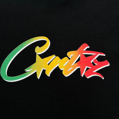 CORTEIZ ALLSTARZ T-SHIRT BLACK RASTA GRADIENT