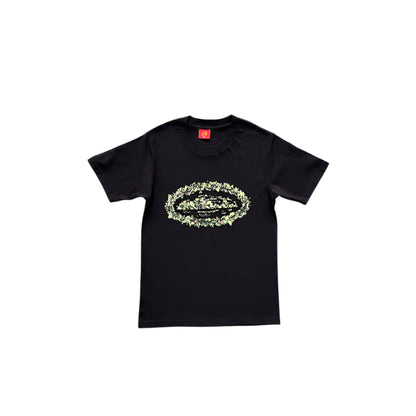CORTEIZ GRASS ROUND TEE BLACK