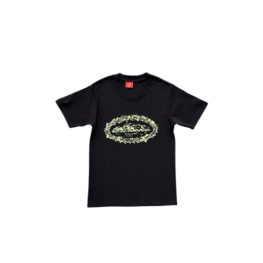 CORTEIZ GRASS ROUND TEE BLACK