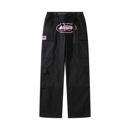 CORTEIZ GUERILLAZ CARGO PANTS RED/BLACK