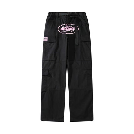 CORTEIZ GUERILLAZ CARGO PANTS RED/BLACK