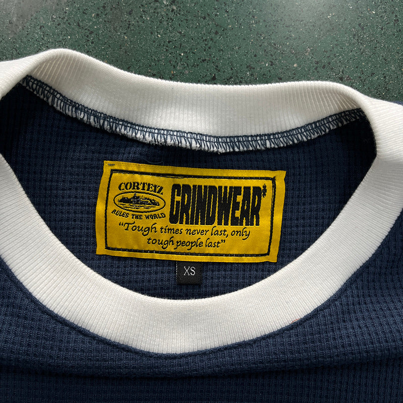 CORTEIZ INSIGNIA WAFFLE TEE NAVY