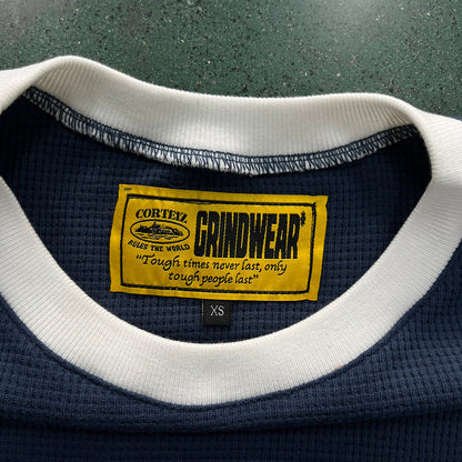 CORTEIZ INSIGNIA WAFFLE TEE NAVY
