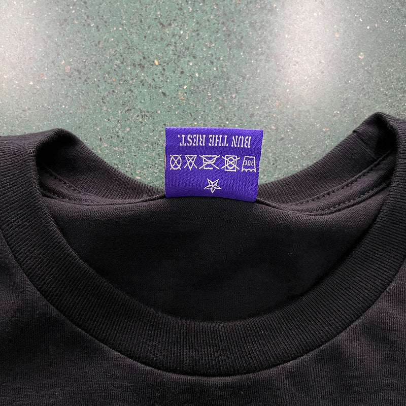 CORTEIZ OG ALCATRAZ TEE TRIPLE BLACK