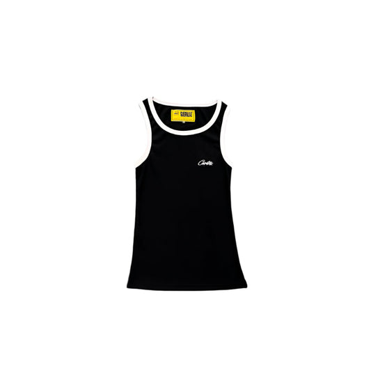 CORTEIZ OG CONTRAST TANK TOP BLACK