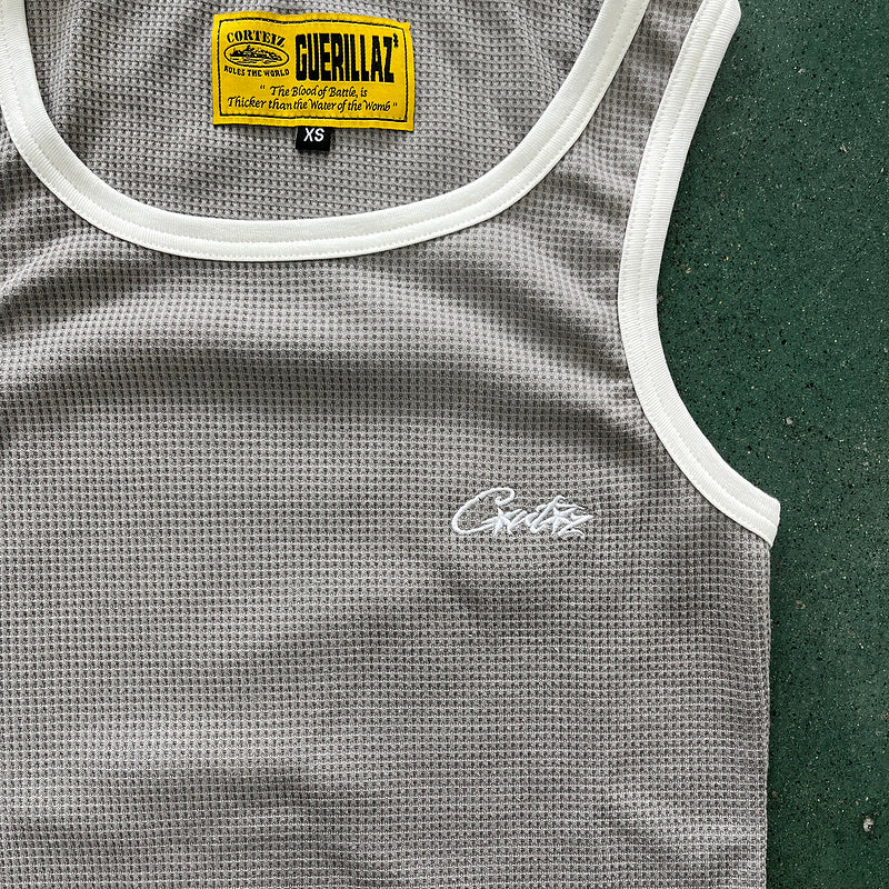 CORTEIZ OG CONTRAST TANK TOP WHITE