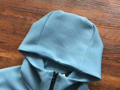 NIKE TECH FLEECE HOODIE x BABY BLUE/GREY/WHITE