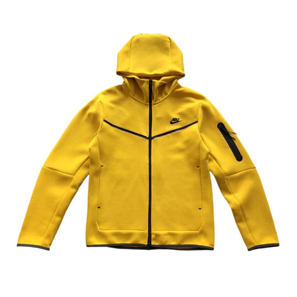 NIKE TECH FLEECE HOODIE x YELLOW