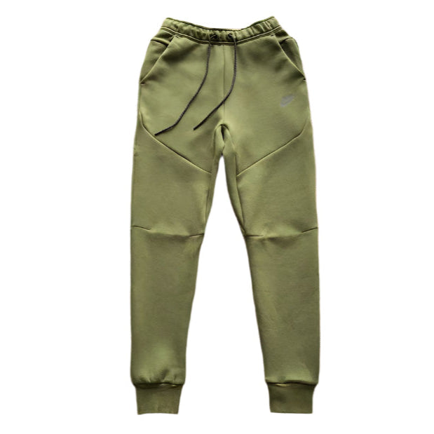 NIKE TECH FLEECE PANTS x OLIVE GREEN