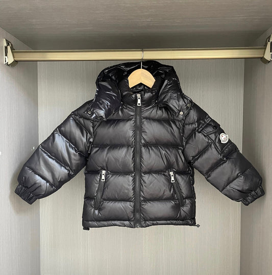 MONCLER KIDS COAT BLACK