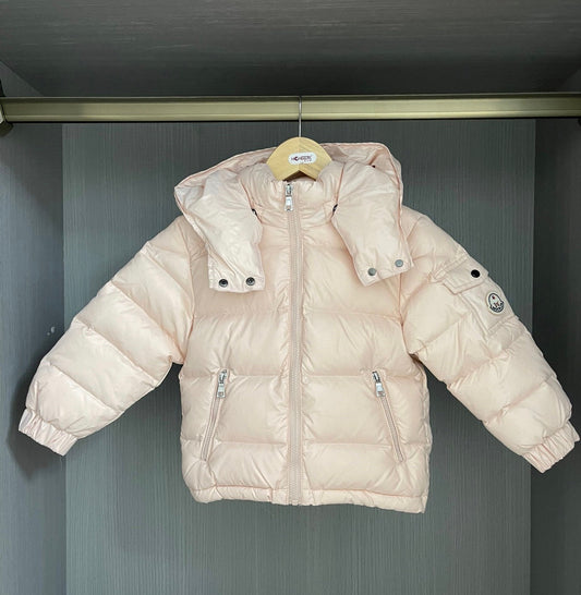 MONCLER KIDS COAT LIGHT PINK