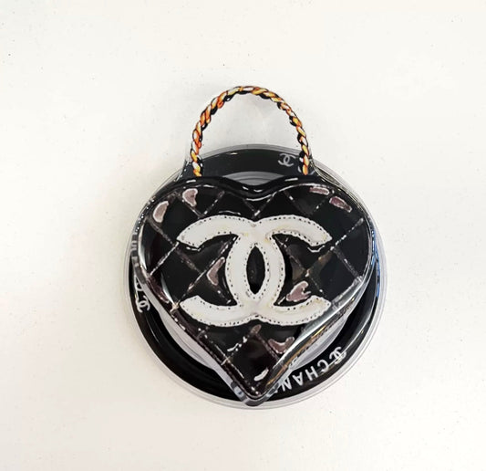 CC MAGNETIC POPSOCKET BAG HEART BLACK