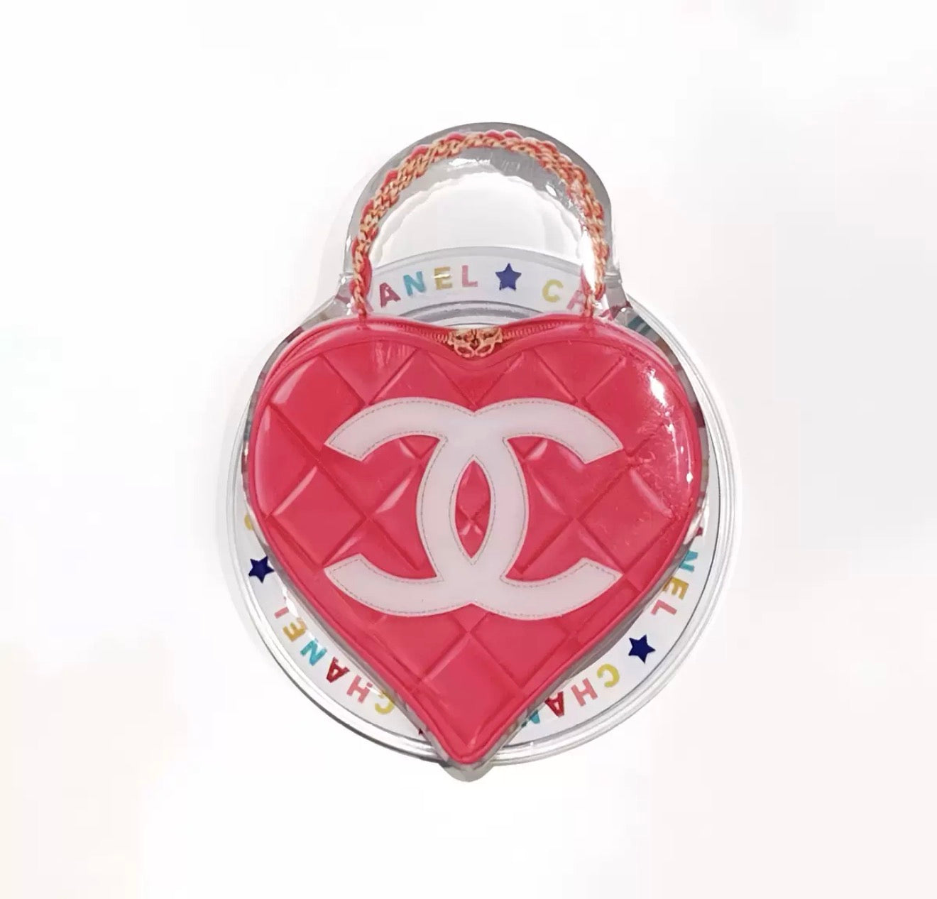 CC MAGNETIC POPSOCKET HEART BAG PINK