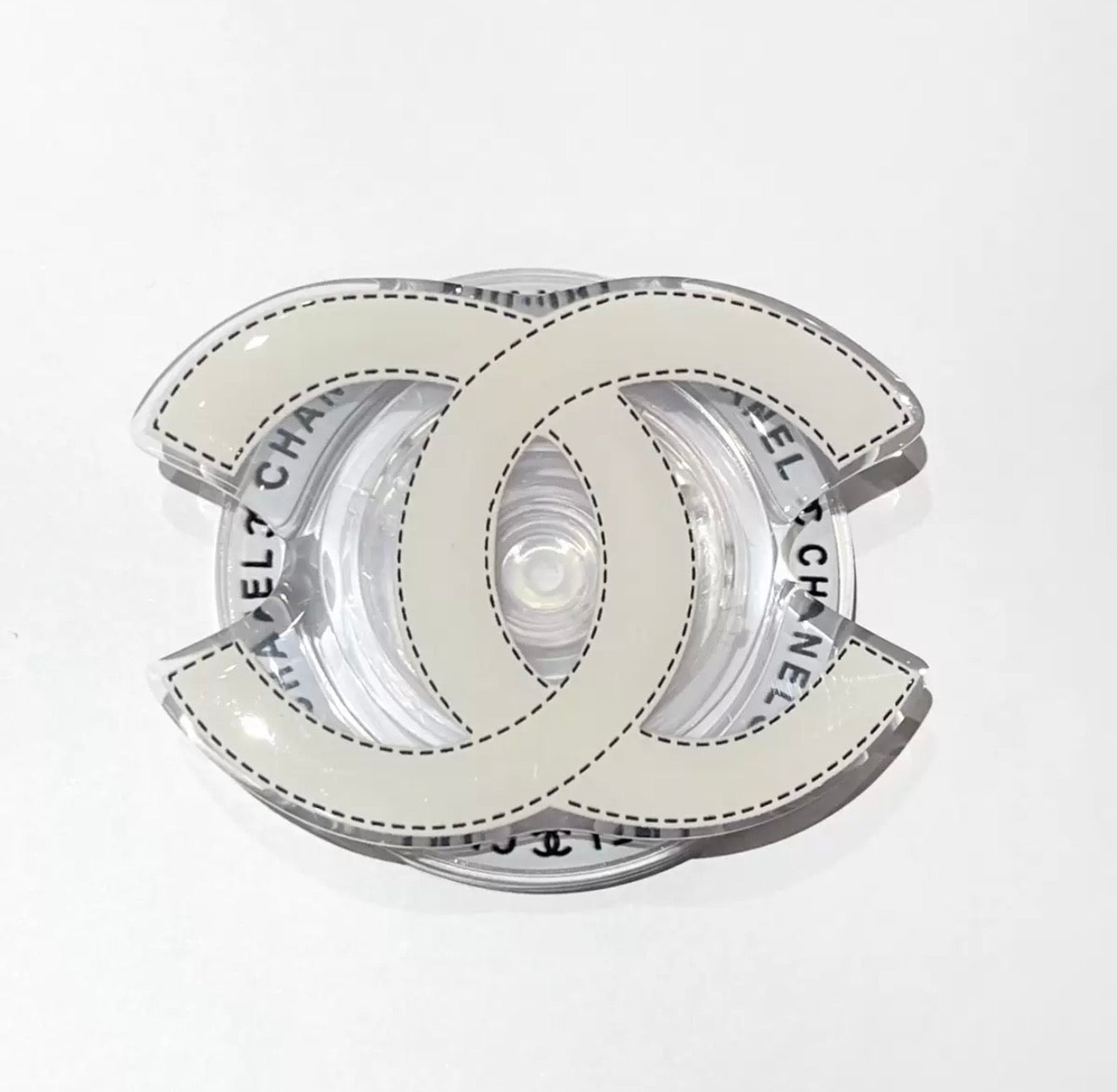 CC MAGNETIC POPSOCKET LOGO WHITE