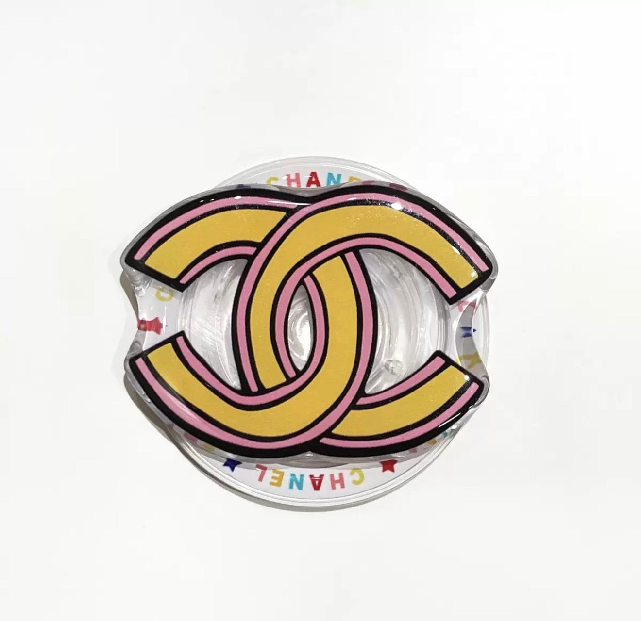 CC MAGNETIC POPSOCKET LOGO YELLOW