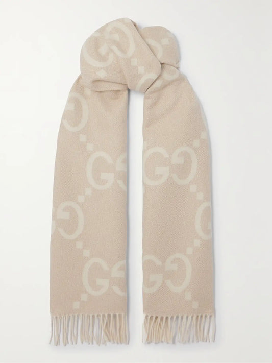 GG SCARF BEIGE
