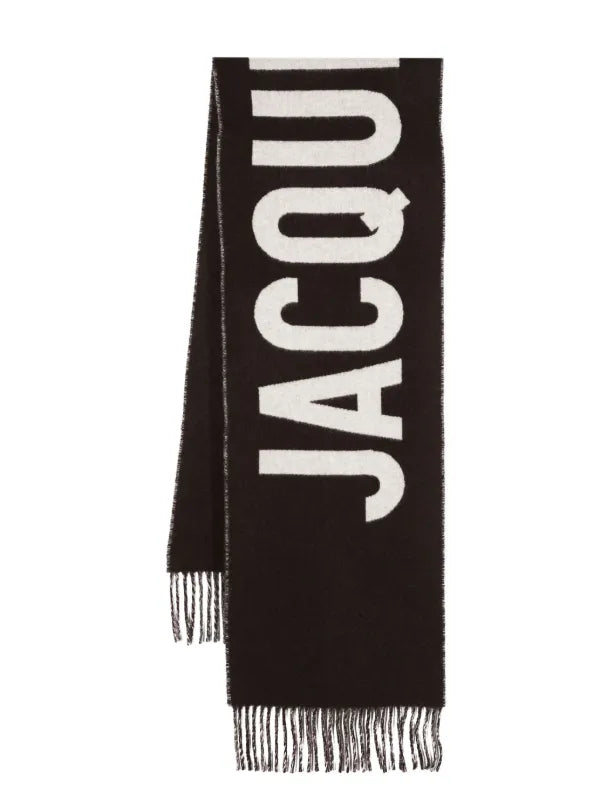JACQUEMUS SCARF CHOCO