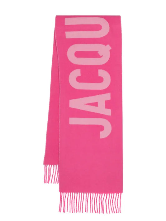 JACQUEMUS SCARF HOT PINK