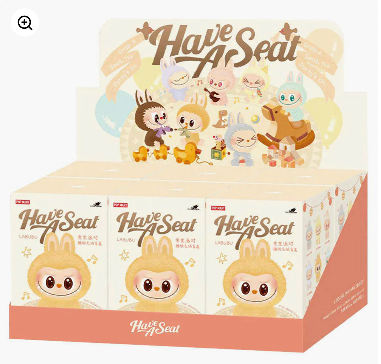 Labubu Have A Seat Series Hehe