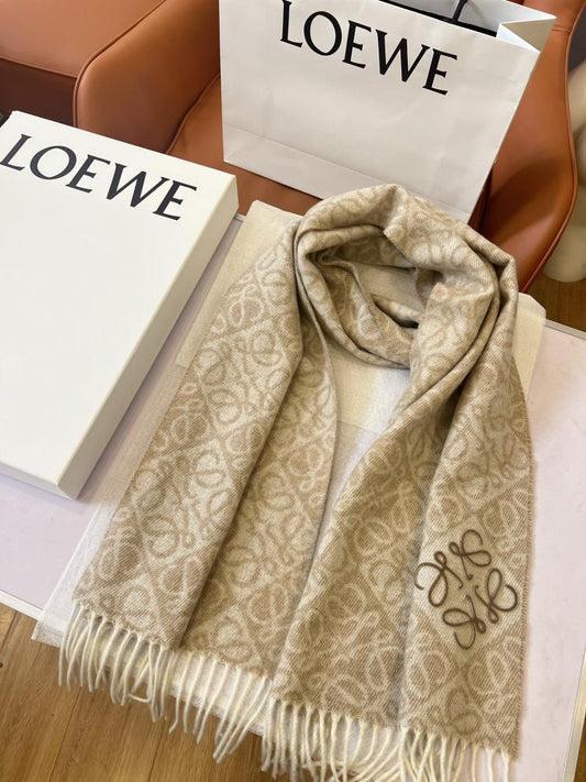 LOEWE SCARF BEIGE
