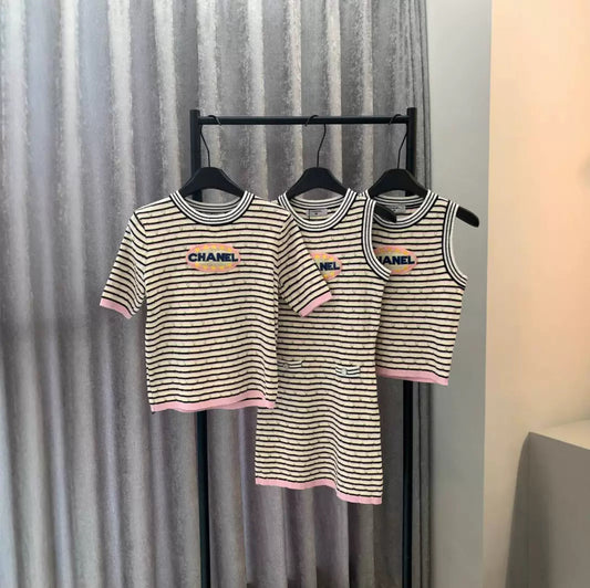CHANEL STRIPES SET