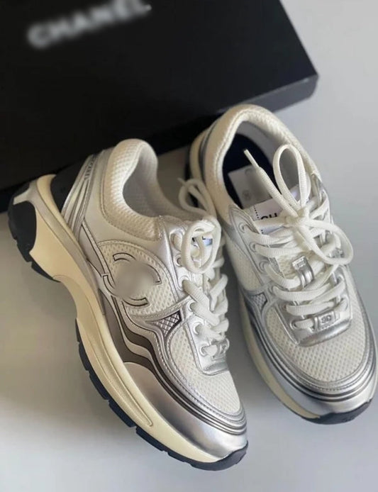 CC silver trainers