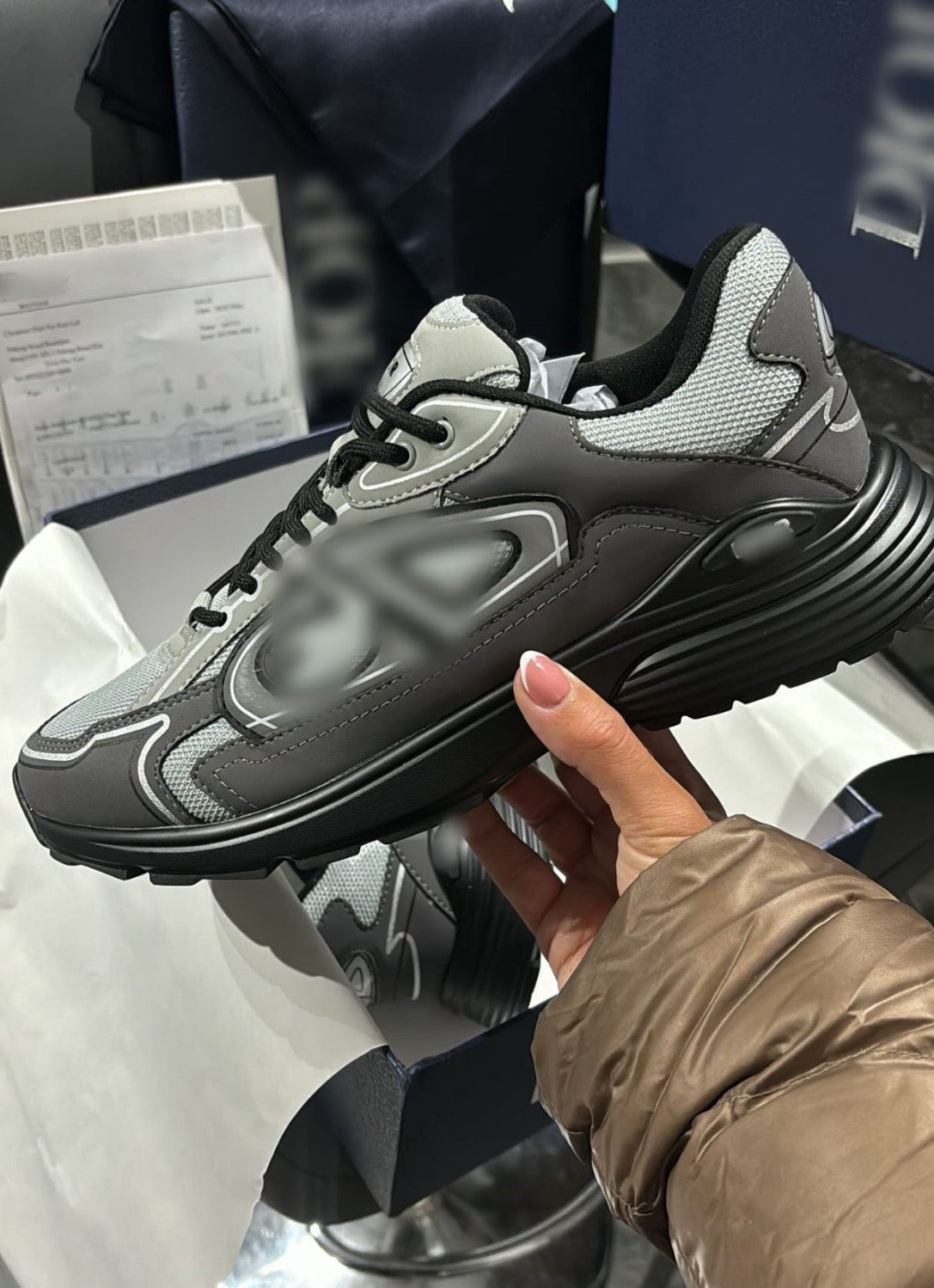 Dior B30 sneakers light dark grey
