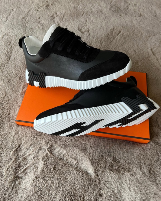 Hermes bouncing black leather