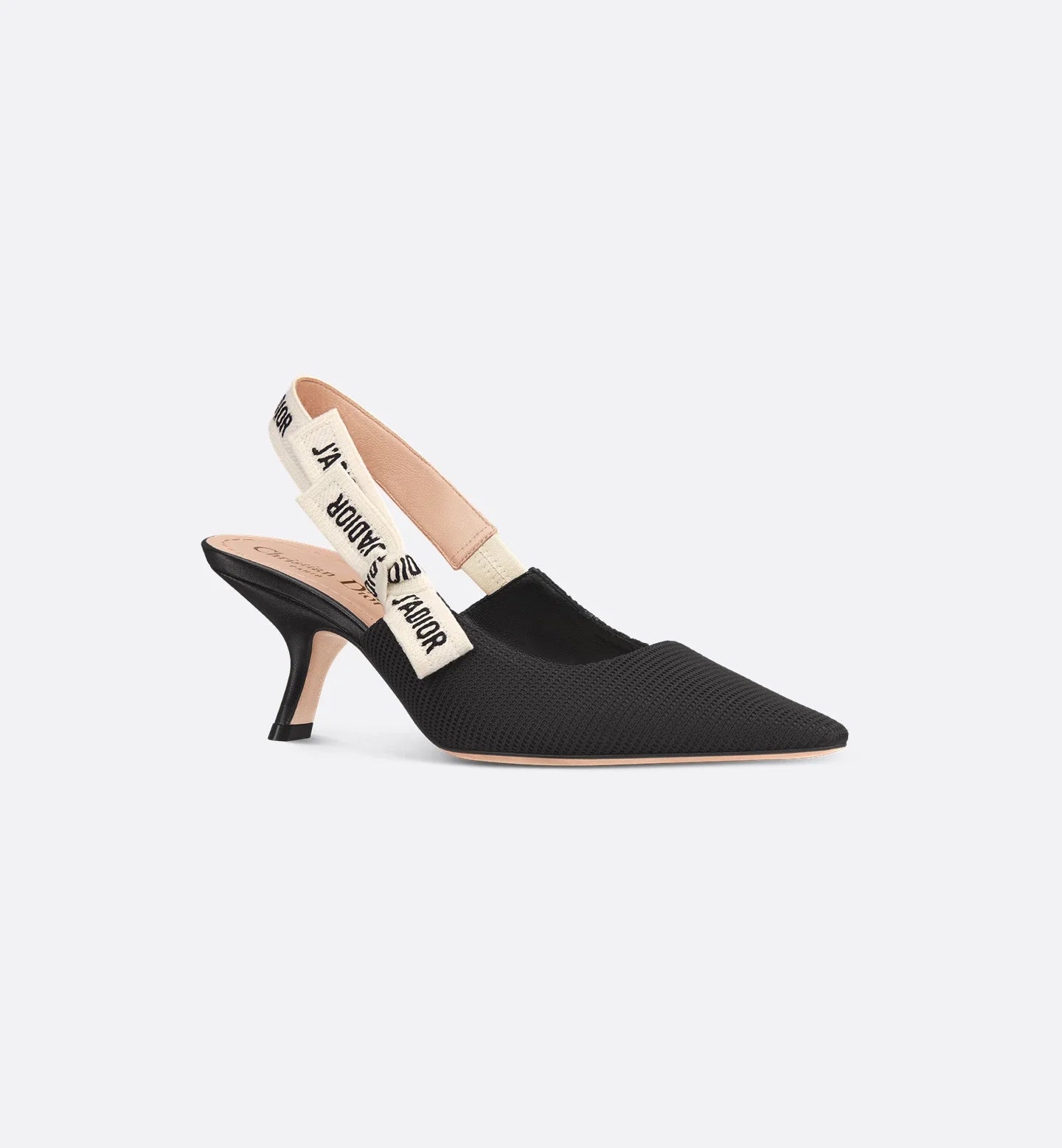 J’ADIOR-SLINGBACK PUMP LOW BLACK