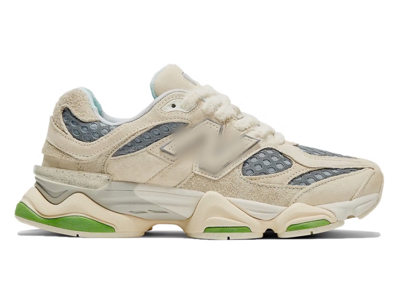 New Balance bricks and wood