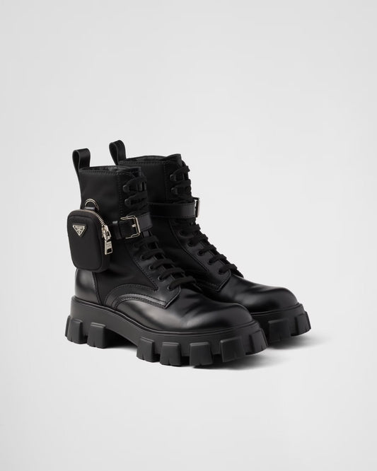 PRADA MONOLITH BOOTS