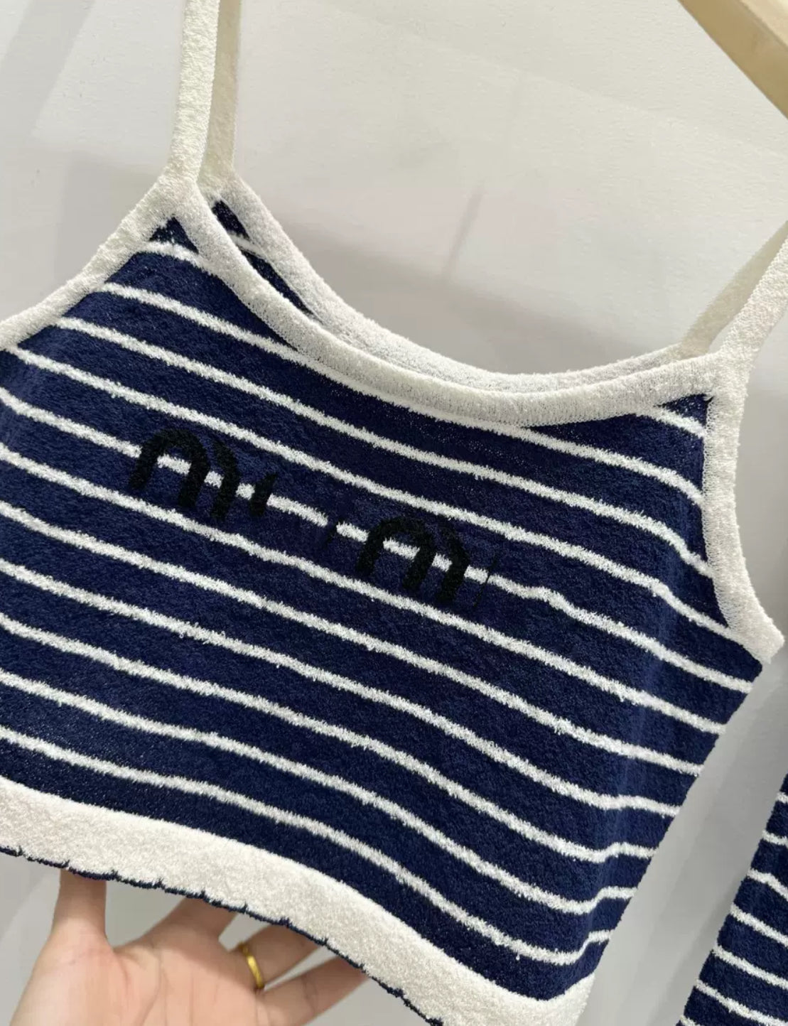 Miu Miu set stripes
