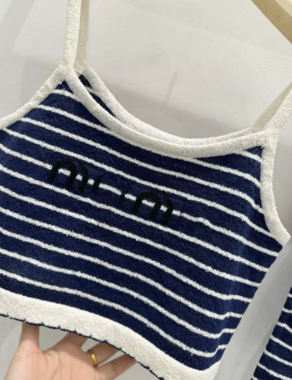 Miu Miu set stripes