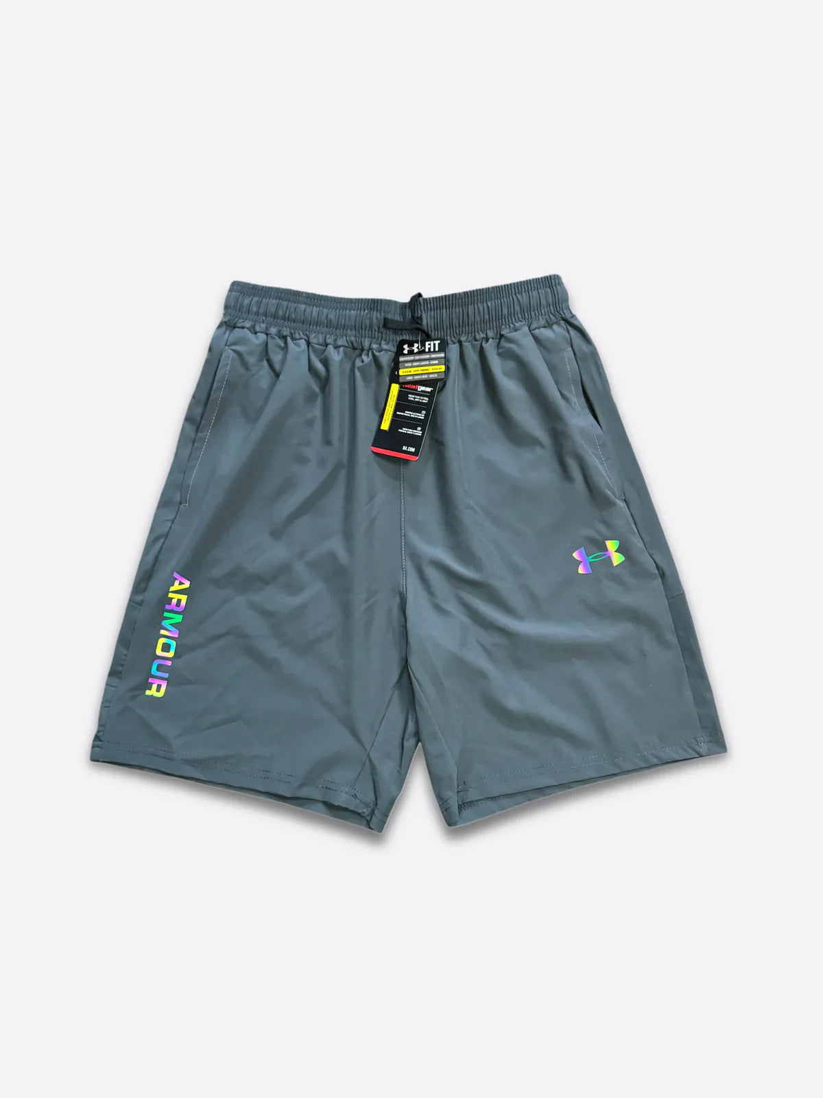 UNDER ARMOUR FLUORESCENT SHORT GREY