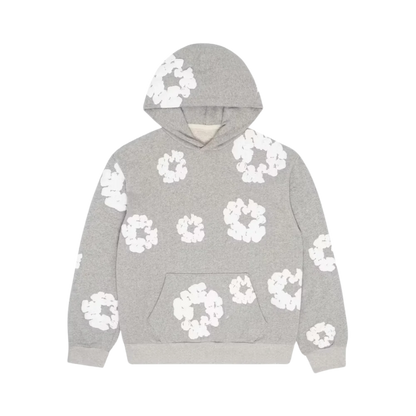 DENIM TEARS THE COTTON WREATH HOODIE GREY