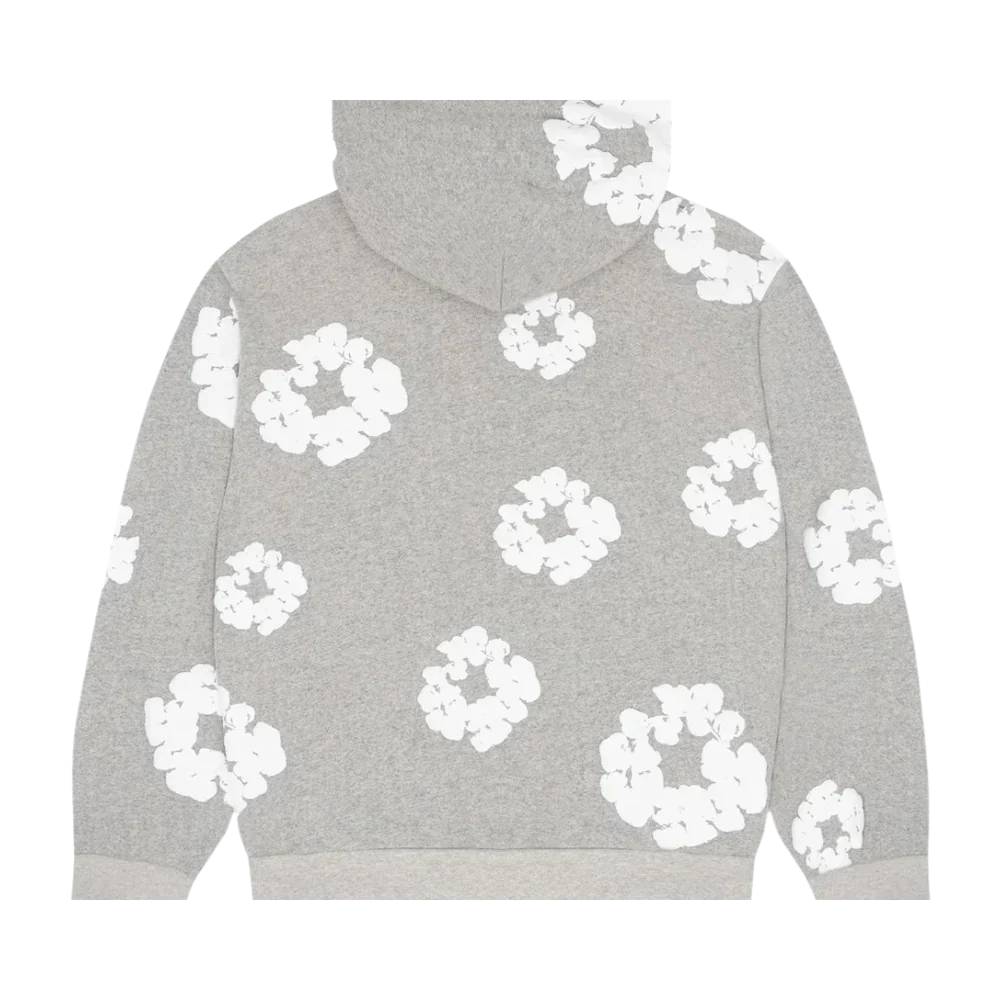 DENIM TEARS THE COTTON WREATH HOODIE GREY