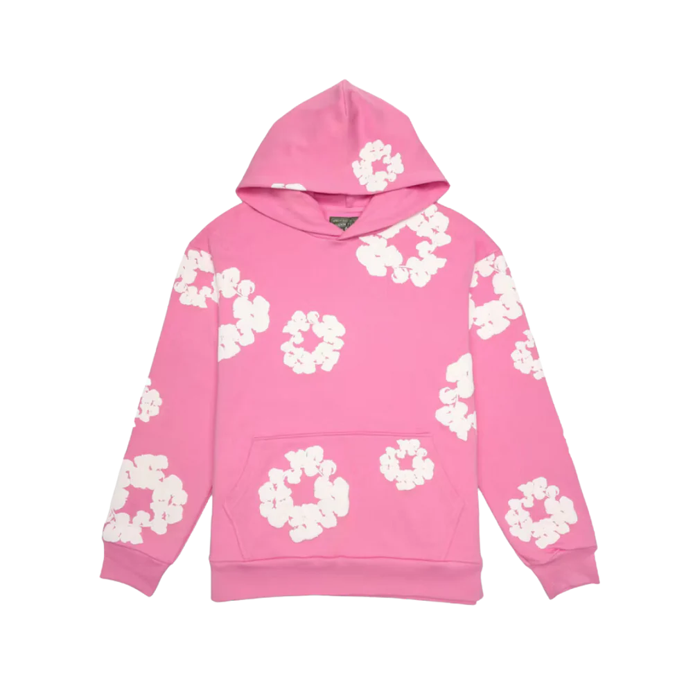 DENIM TEARS THE COTTON WREATH HOODIE PINK