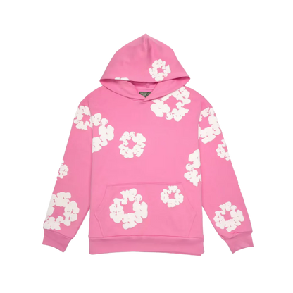 DENIM TEARS THE COTTON WREATH HOODIE PINK