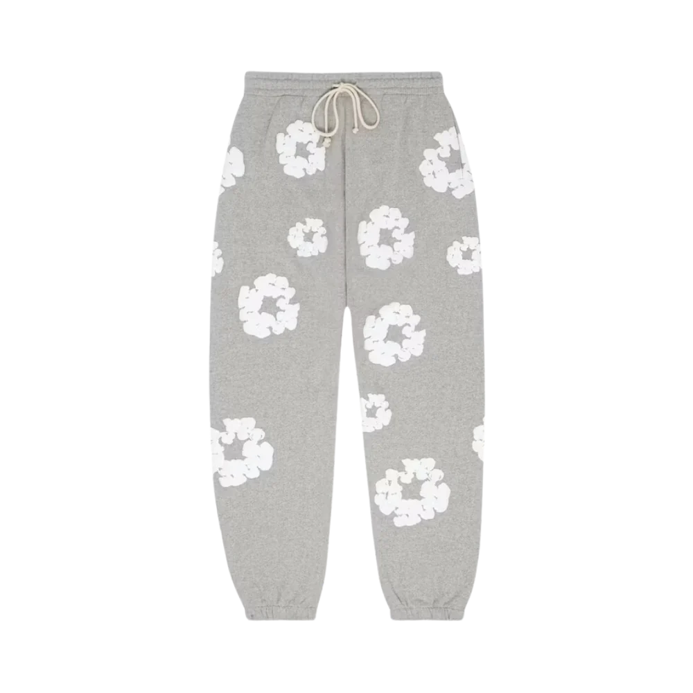 DENIM TEARS THE COTTON WREATH SWEATPANTS GREY